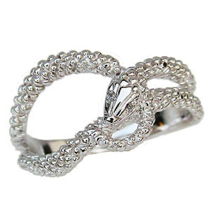 楽天市場】【10%OFF】スネーク リング ダイヤモンド 0.01ct 蛇 ヘビ 