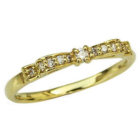 【ポイント10倍】ダイヤモンド リング ダイヤモンド 指輪 イエローゴールド k18 送料無料 カジュアル 人気 おすすめ トレンド プレゼント ギフト ジュエリー ブラックフライデー