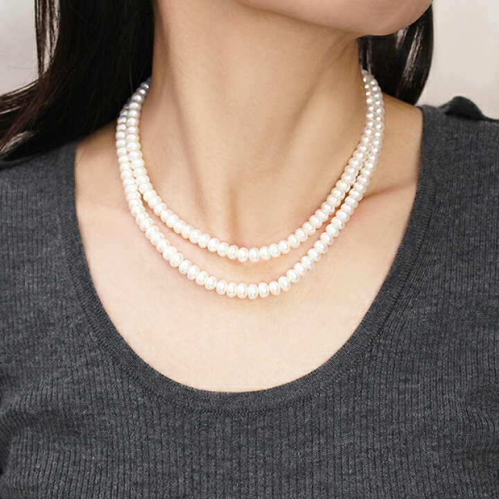 楽天市場】【30%OFF 3/11 1:59まで】パール ネックレス ロング 