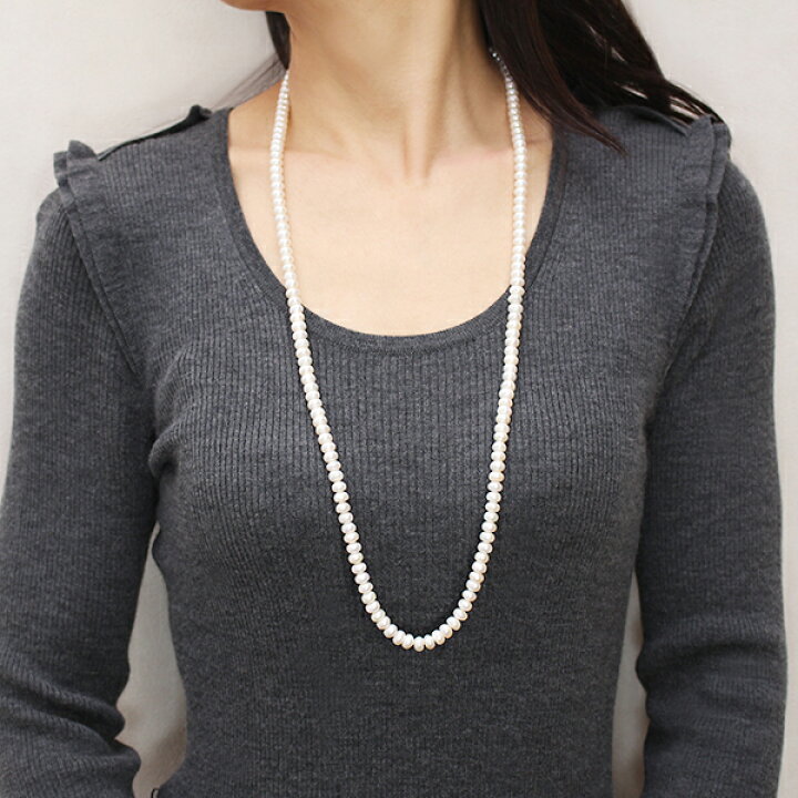 楽天市場】【30%OFF 3/11 1:59まで】パール ネックレス ロング 