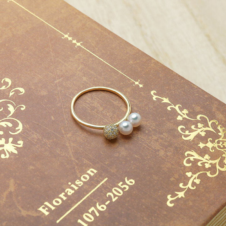 楽天市場】【10%OFF】パール リング 本真珠 あこや アコヤ 4-4.5mm 