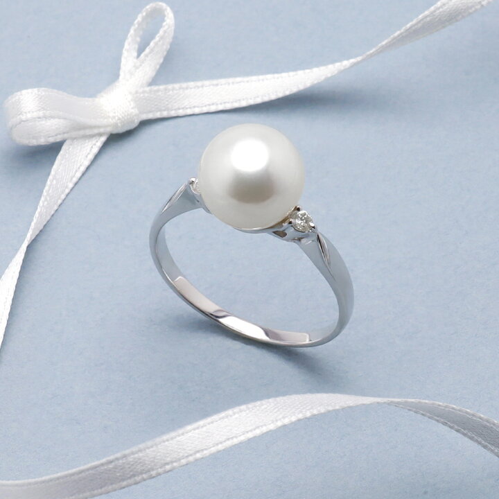 楽天市場】【ポイント10倍 3/31 9:59まで】パール リング プラチナ  