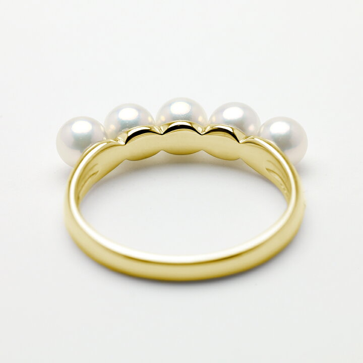 楽天市場】【ただいまポイント10倍中】パール リング 18金 k18 k18 