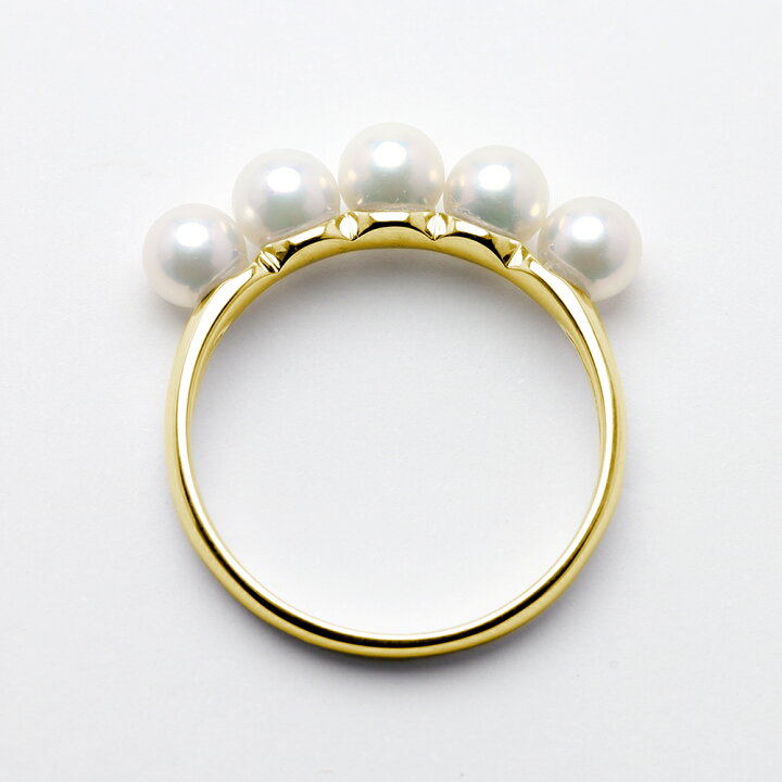 楽天市場】【10%OFF 9/3 20:00より】パール リング 18金 k18 k18 