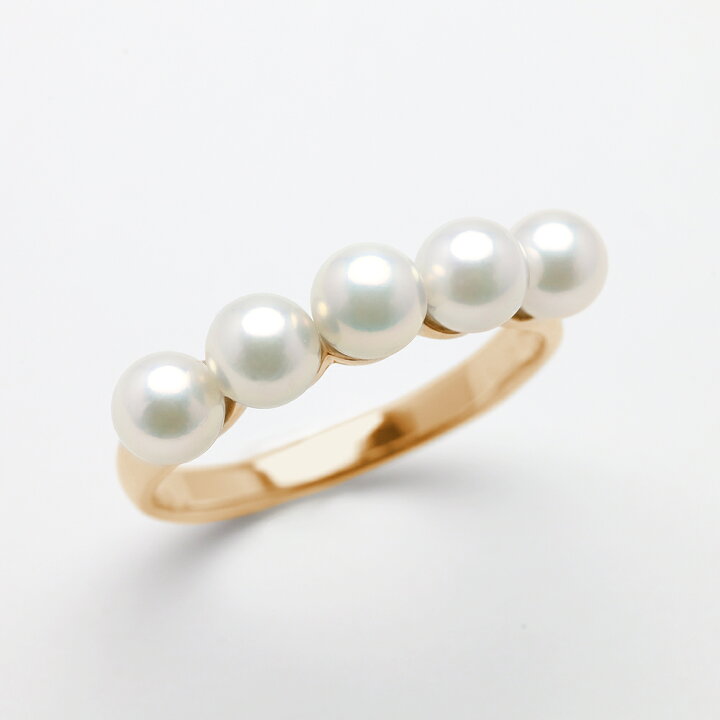 楽天市場】【10%OFF 9/3 20:00より】k18 パール リング 18k 18金 