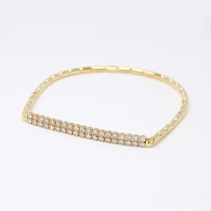 楽天市場】k18 ブレスレット バングル 18k 18金 ダイヤモンド 0.50ct 