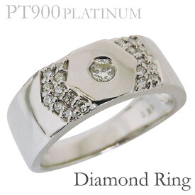 リング フラットバンド 六角形デザイン ダイヤモンド pt900プラチナ レディース 人気 おすすめ カジュアル トレンド 父の日 プレゼント ギフト 自分買い