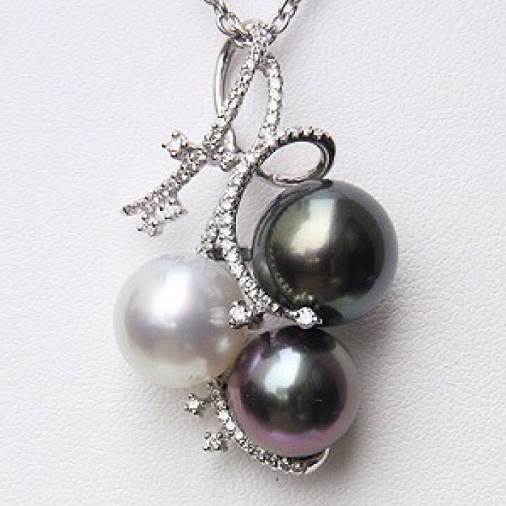 楽天市場】【10%OFF 対象商品 12/11 1:59まで~】タヒチ黒蝶真珠 南洋白  