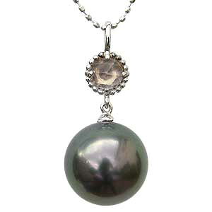 ペンダントトップ ネックレスペンダント 黒真珠パール pt900 プラチナ ネックレス ローズクオーツ 人気 おすすめ カジュアル トレンド プレゼント ギフト ジュエリー ハロウィン
