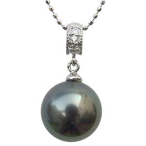 ペンダントトップ ダイヤ 黒真珠パール pt900プラチナネックレス ダイヤモンド 人気 おすすめ カジュアル トレンド プレゼント ギフト ジュエリー ハロウィン