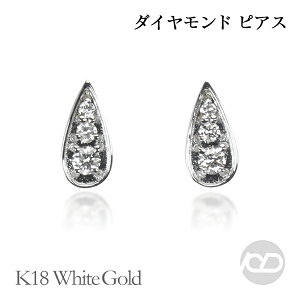 【ポイント10倍 10/27 9:59まで】ダイヤモンド ピアス ダイヤ スタッド k18 18k 18金 ホワイトゴールド 男性用 メンズ 送料無料 プレゼント ギフト ジュエリー ハロウィン