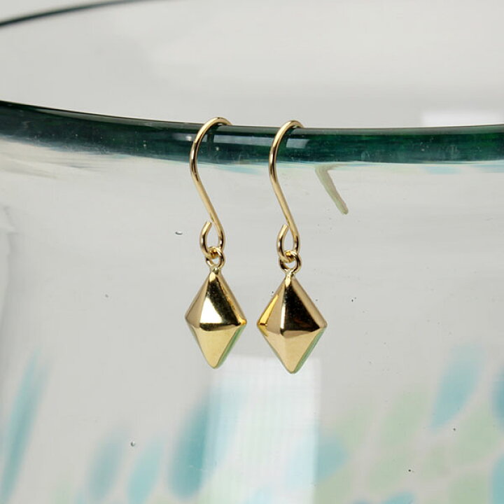 楽天市場】【10%OFF】k18 イエローゴールド 18金 18k フック ピアス 