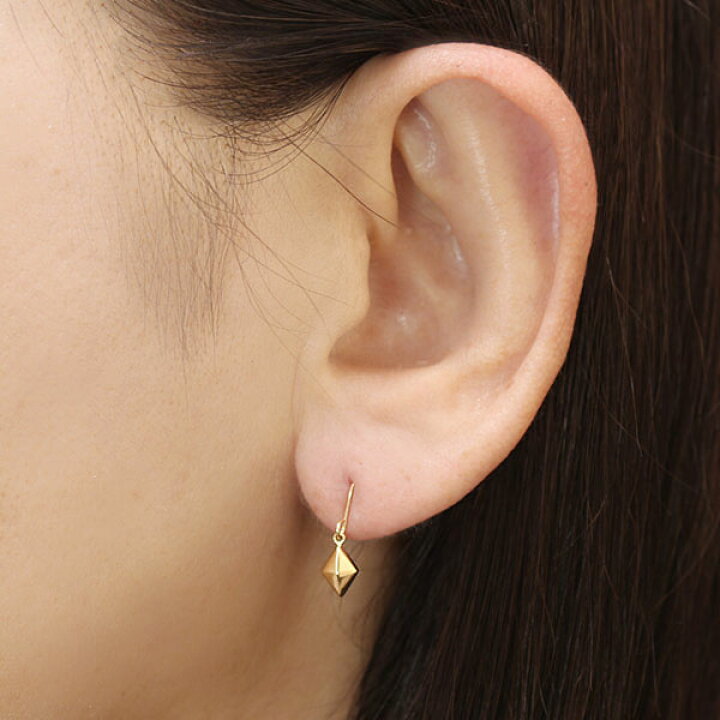 楽天市場】【10%OFF】k18 イエローゴールド 18金 18k フック ピアス 