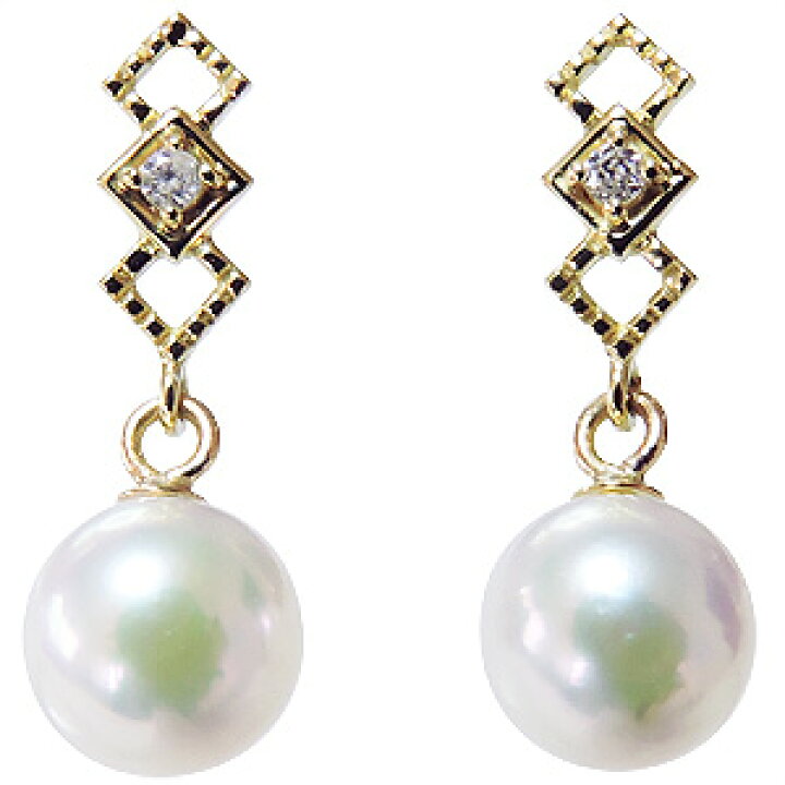 楽天市場】【ポイント10倍 3/31 9:59まで】パール ピアス 18金 18k 18k 