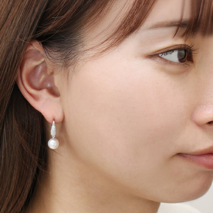 楽天市場】【10%OFF 1/14 23:59まで】パール ピアス 18金 フック 