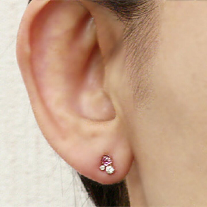 楽天市場】【10%OFF】パール ピアス 18金 18k 18k 淡水真珠 アメジスト 