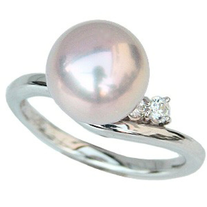 楽天市場】指輪 パールリング 真珠 真珠 湖水真珠 パール リングV  