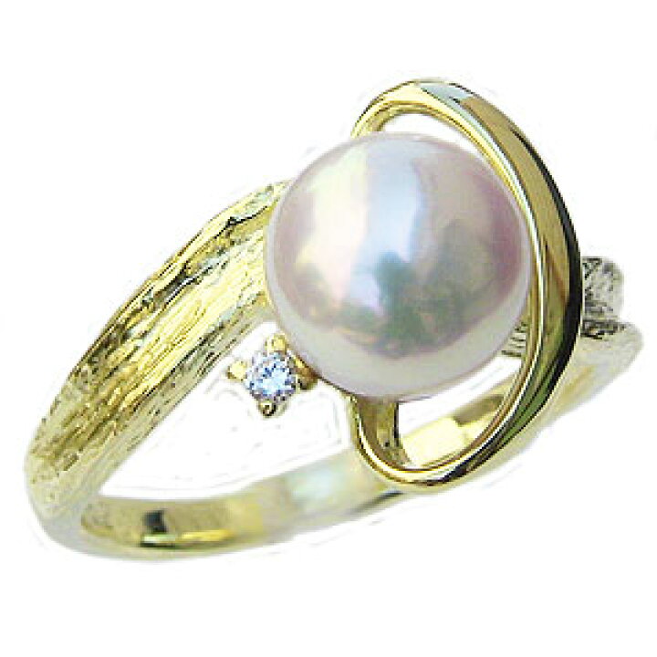 楽天市場】【10%OFF 6/11 1:59まで】パール リング k18 18k 18金 