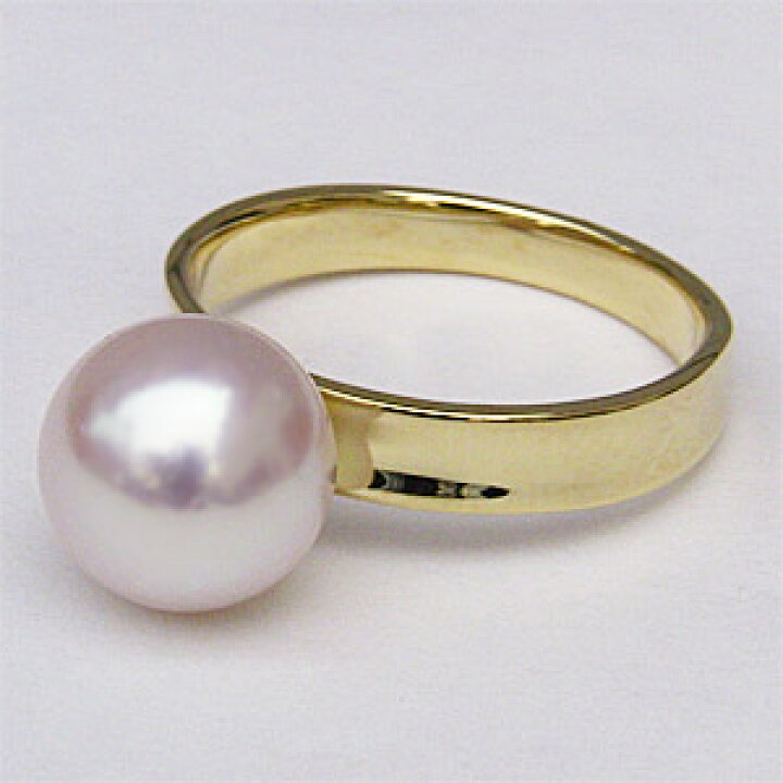 楽天市場】【10%OFF】パール リング k18 18k 18金 真珠 レディース 