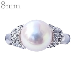 パールリング 真珠 指輪 あこや本真珠 キュービックジルコニア シルバー レディース 冠婚葬祭 人気 おすすめ カジュアル トレンド フォーマル プレゼント ギフト ジュエリー ハロウィン