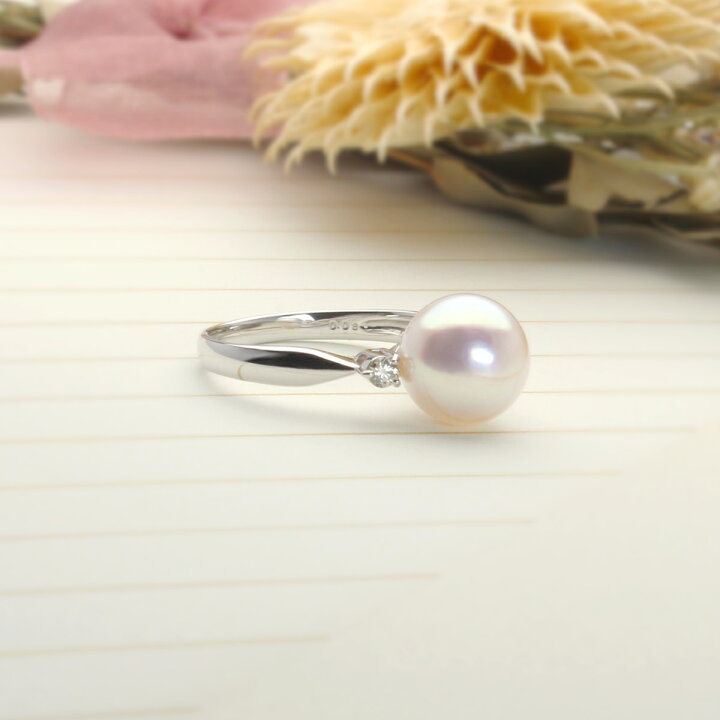 楽天市場】【10%OFF 1/14 23:59まで】パール リング あこや k18 18k 18 