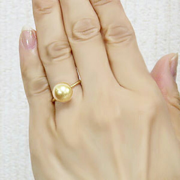 楽天市場】【ただいまポイント10倍中！】パール リング 18金 k18 18k  