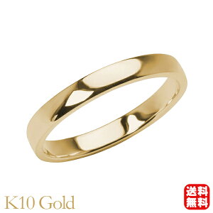 リング 指輪 平打ち 幅2.5mm メンズ 男性用 k10 10k 10金 イエローゴールド シンプル 地金 細め 華奢 結婚指輪 マリッジリング 送料無料 プレゼント ギフト ジュエリー ハロウィン