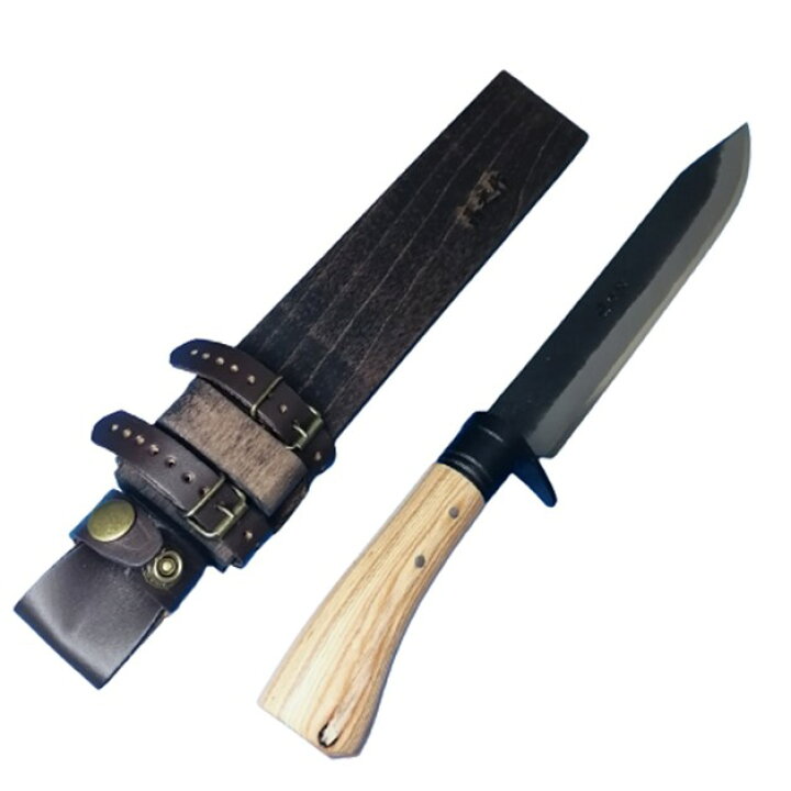 楽天市場】土佐打刃物 晶之 青紙 ダマスカス鋼 両刃 剣鉈210mm 限定  