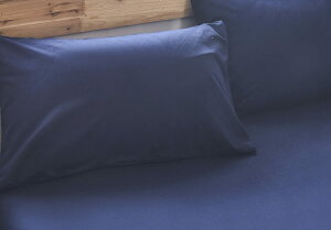 YOYOSTAR枕カバー 2枚セット 43x63cm ピローケース 封筒式 合わせ式 綿混 無地 防ダニ 防シワ 毛玉なし ネイビー