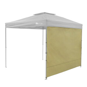 YOYOSTAR MOON LENCE タープテント 専用横幕/サイドシート1枚 2.5m イエロー