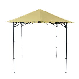 MOON LENCE タープテント ワンタッチ 2m 2段階調節 ワンタッチテント 組立て簡単 UVカット 日よけ スチール テント タープ キャンプ アウトドア レジャー用品 イエロー