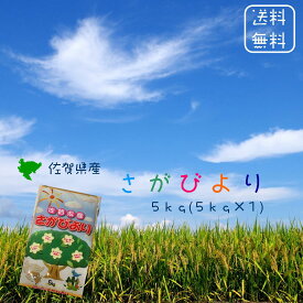 【選べる精米／白米・玄米・分づき米】 佐賀県産 さがびより 5kg (5kg×1袋) 令和7年 送料無料 食味ランキング 「特A」受賞 15年連続受賞 九州の米 粒が大きめ
