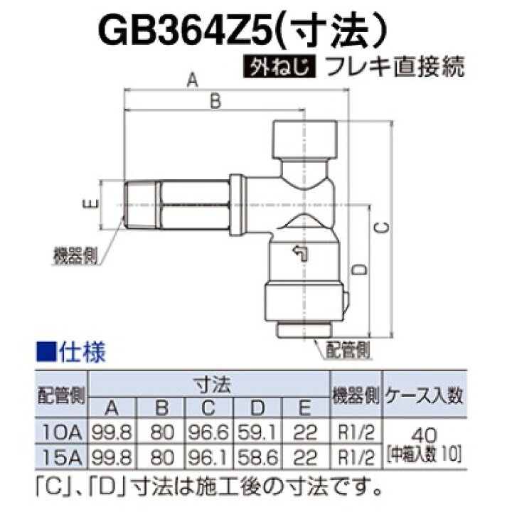 楽天市場】【光陽産業】GB364Z5 10A LPガス UL 外ねじガス栓 ニップル 