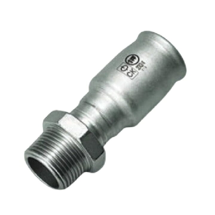 楽天市場】【CK金属】1押継手 20×3/4 オスアダプター MS 薄肉管 SU管 