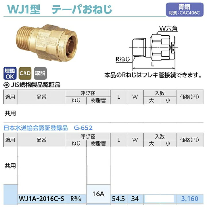 楽天市場】【オンダ】 WJ1A-2016C-S（埋設可・青銅）ダブルロック 