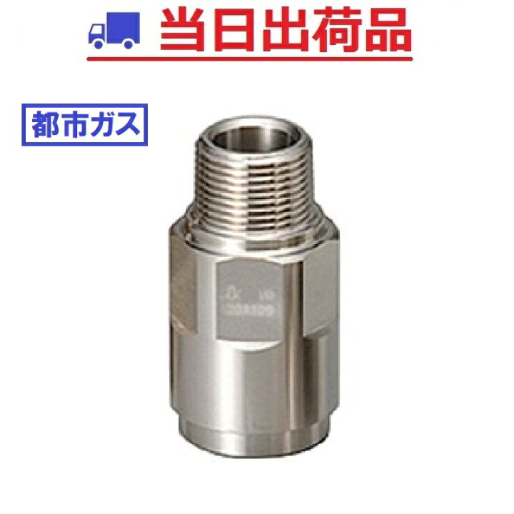 楽天市場】【都市ガス】10A 片ネジソケット FIS10A 10A×R1/2 プッシュ 