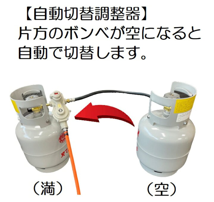 楽天市場】桂精機製作所 LPガス 8k調整器：CA8A-BSP065 （右：長ピン 