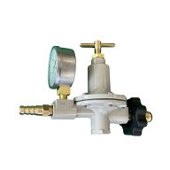 桂精機製作所 KM-105H 中圧用圧力可変式調整器 （7kg/h）POL手締めハンドル LPG