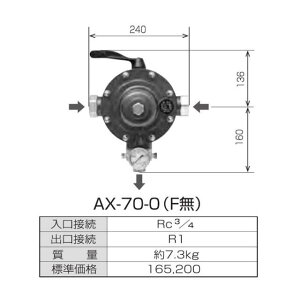 ITO AX-70-0iFj LPKX 70kg/h ؑ֎^ 