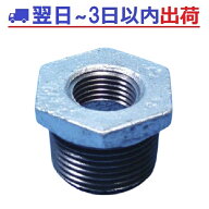 【リケン】白 ブッシング BU ねじ込み可鍛鋳鉄管継手 RCFシロ #IG