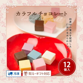 新杵堂 Rolls New York カラフルショコラ チョコレート 12個 チョコ ギフト プレゼント 贈り物 かわいい お配り おしゃれ 詰め合わせ 洋菓子 内祝い 美味しい 生チョコ プチギフト お土産 70代 80代 孫 もらって嬉しい 母の日 父の日 入学祝い