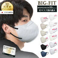 【セット買いでお得】マスク 大きめ 不織布 3D 立体 マスク 大きいサイズ 3dマスク バイカラーマスク 大…
