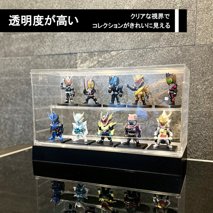 楽天市場】＜つみ重ねられるフィギュアケース＞フィギュアコレクション 