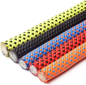 10.5mm 50M �N���C�~���O���[�v �U�C�� �X�^�e�B�b�N���[�v �K�C���[�v �ω׏d2500kg �o�R �A�E�g�h�A �L�����v �h�� ���S �J���r�i�t�� 50���[�g�� 5�F�I�ׂ�