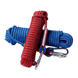 多目的ロープ 多用途ロープ スタティックロープ 多機能ロープ 園芸ロープ 洗濯ロープ 12mm 耐荷重1200kg 10M CE認証 7色 収納袋セット 防水性 頑丈 アウトドア