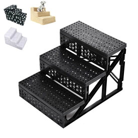 ペット用 ステップ 折りたたみ式犬 ステップ ドッグステップ ペットステップ 踏み台 ペット用品 怪我防止 滑り止め 洗えるカバー 取り外し可能 介護用 安全 耐久 心地よい PP素材