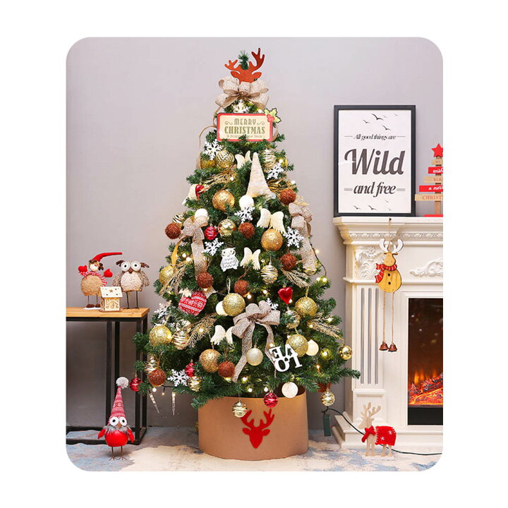 お値引きしました！！4.2mクリスマスツリー 電飾オーナメント付き！
