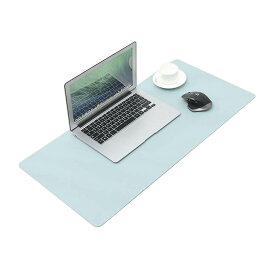 マウスパッド 大型 グリーン PUレザー デスクマット 防水 オフィスデスクパッド テーブルマット ラップトップマット おしゃれ 清潔しやすい 傷防止 オフィスや自宅用　60×30cm