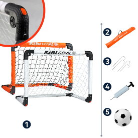 サッカーゴール 折りたたみ 子供のための完璧な最初のサッカーゴール 素早く簡単な組み立て エッセンシャルロックシステム サイズを選択してください