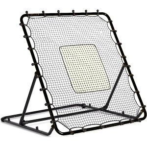 リバウンドネット サッカー 野球 リバウンダー ラダー トレーニング120*137cmバウンドネット クレイジーキャッチ 壁当て リフティング ネット ピッチングネット 練習道具 室内練習 自宅